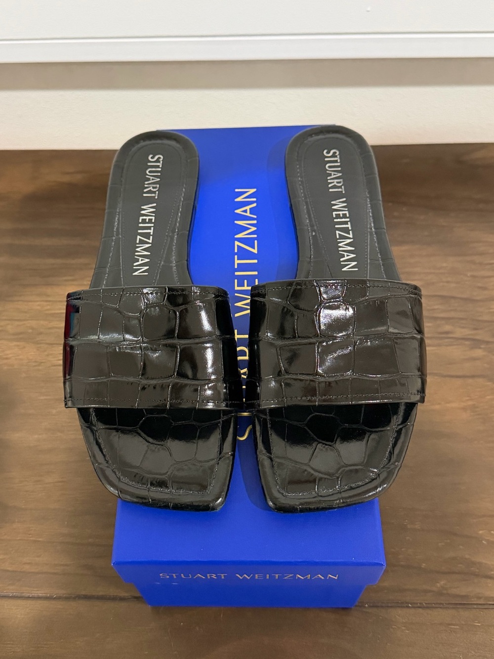 Stuart Weitzman Summer Slides Size 8